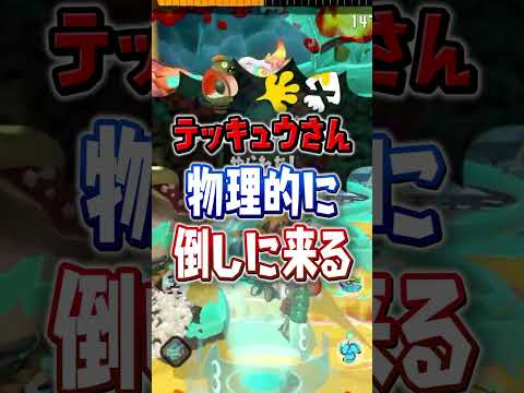 【温厚な彼はもういない】レイダースのめちゃくちゃレアなやられ方【スプラトゥーンレイダース】 #shorts  #スプラ