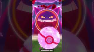 𝐂𝐀𝐓𝐂𝐇𝐈𝐍𝐆 𝐆𝐈𝐆𝐀𝐍𝐓𝐀𝐌𝐀𝐗 𝐆𝐄𝐍𝐆𝐀𝐑! 🟣👻 #𝐒𝐡𝐨𝐫𝐭𝐬 #pokemongo #gigantamax