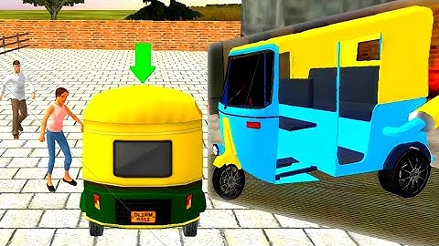 Modern Tuk Tuk Auto Rickshaw Driving Game || Tempo Wala Game