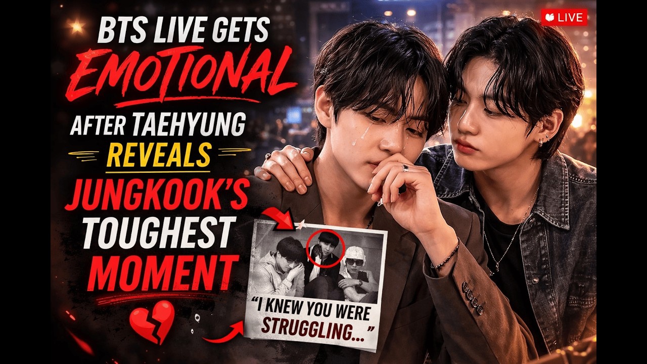 В прямом эфире стало очень трогательно после того, как Тэхён рассказал о самом сложном моменте в жиз