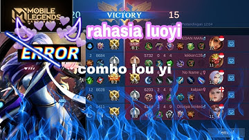 Top 1 Luo Yi Super Annoying Crowd Control | Top 1 Global Luo yi.. Mobile Legends