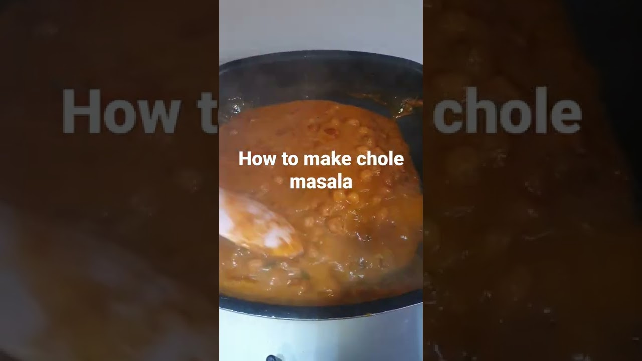 how to make chole masala# Chole masala recipe