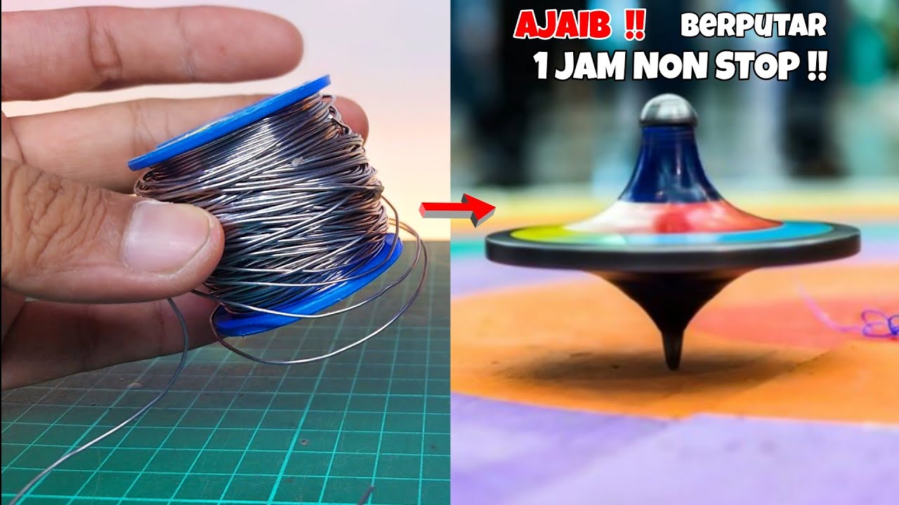 AJAIB !! SAYA BERHASIL BIKIN MAINAN GANGSING YANG BISA BERPUTAR 1 JAM LEBIH !!