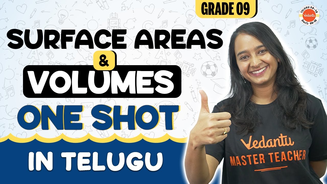 Surface Areas And Volumes Class 9 One Shot In Telugu | Haripriya Mam 