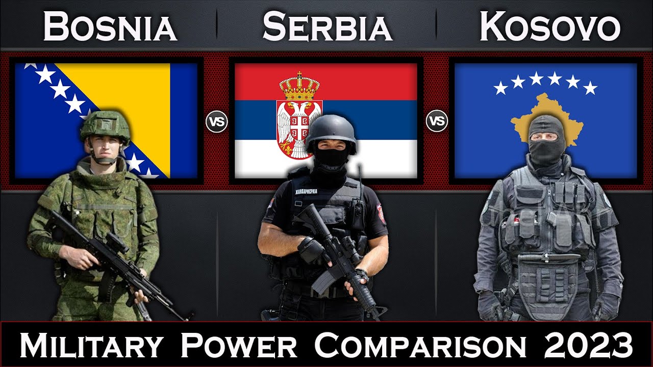 Bosnia vs Serbia vs Kosovo Military Power Comparison 2023 Global Power YouTube