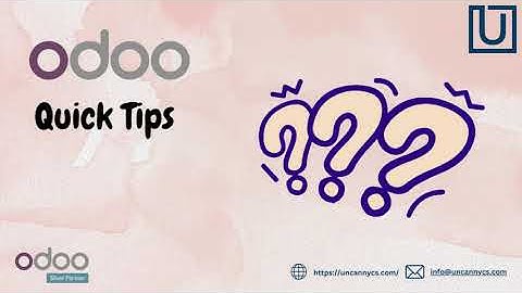 Set up Timesheets Reminders - Odoo Quick Tips  [Time Sheet]
