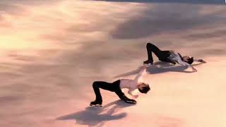 Yuzuru Hanyu Doing Cantilever With Jin Boyang