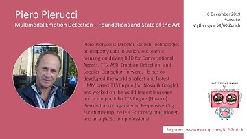 Piero Pierucci: Multimodal Emotion Detection – Foundations and State of the Art
