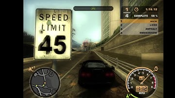 Campus & Chancellor sprint quick race Need For Speed 9 Most Wanted 2005