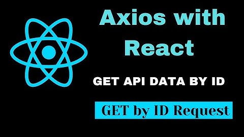 How to get data by ID in React js using API | Get Request in React JS