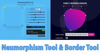 Tool create Neumorphism Border for html css screenshot 1