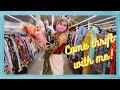 COME THRIFT WITH ME IN BOSTON! I found SO much vintage!! Try on thrift haul and styling my finds!