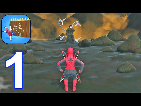 Flex Run 3D: Superhero Squad Game - Gameplay Walkthrough Part 1 All Levels 1-11 (Android,iOS)