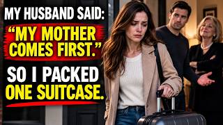 Information My Husband Said, “My Mother Comes First” — So I Quietly Packed One Suitcase News