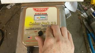 Parmak Solar Pak 12 Repair