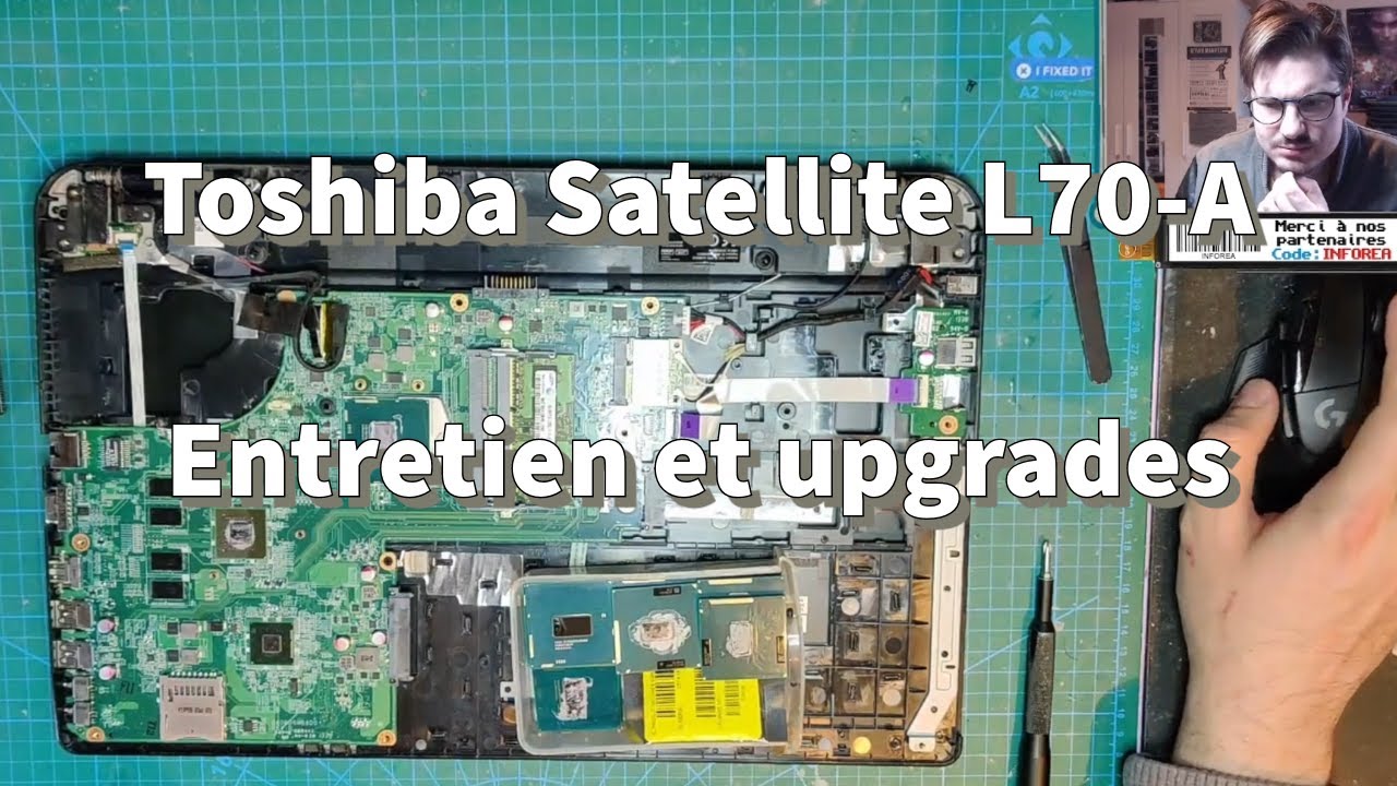 Toshiba Satellite L70-A : Entretien et upgrades - YouTube