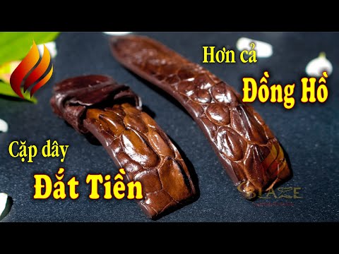 Video CẶP DÂY ĐỒNG HỒ DA CÁ SẤU VẢY RỒNG HÀNG HIỆU | DÂY... - youtube