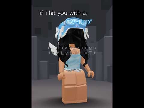 If I hit you with a wyd.. || #roblox #edit #shorts