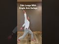 Qi Gong: Side Lunge With Single Arm Swings #taichi #qigong #mindfulmovement #energyflow