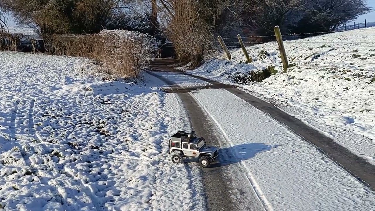 Ballade d’un Kanyon FTX dans la neige à Saint Waast- 11 janvier 2026.