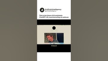 This is the future of AI assistants—ChatGPT-40, now interacting via webcam