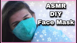 ASMR | DIY Tie Dye Face Mask | Soft spoken, slow hand movements, gloves, plastic bag & liquid sounds screenshot 5