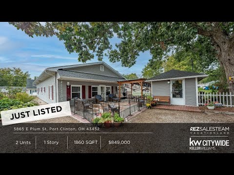 5865 E Plum St, Port Clinton, OH home video tour
