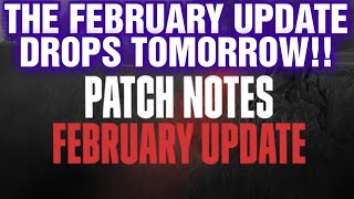 GENERATION ZERO THE FEBRUARY UPDATE DROPS TOMORROW THE PATCH NOTES !!