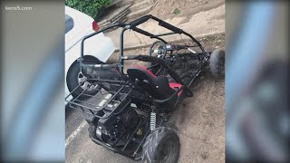 Family retrieves go-kart stolen from their child, police still looking for a suspect