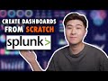 How to create splunk dashboard  cybersecurity