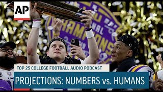 Projections: Numbers vs. Humans | AP Top 25 Podcast | Associated Press