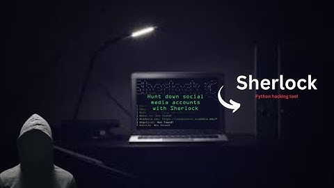 Find social media accounts with Sherlock under (5MIN)