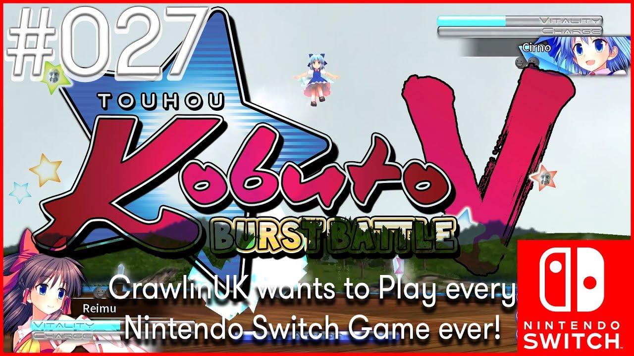 Touhou Kobuto V Burst Battle Sur Nintendo Switch – Neuf – Version UK (Jeu En Anglais)
