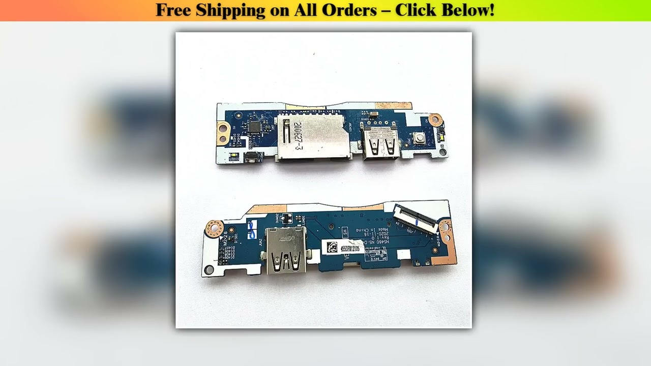 NEW Original For Lenovo Ideapad 314ITL6 315ITL6 USB SD Card Reader Switch Button Sub IO Board HS460