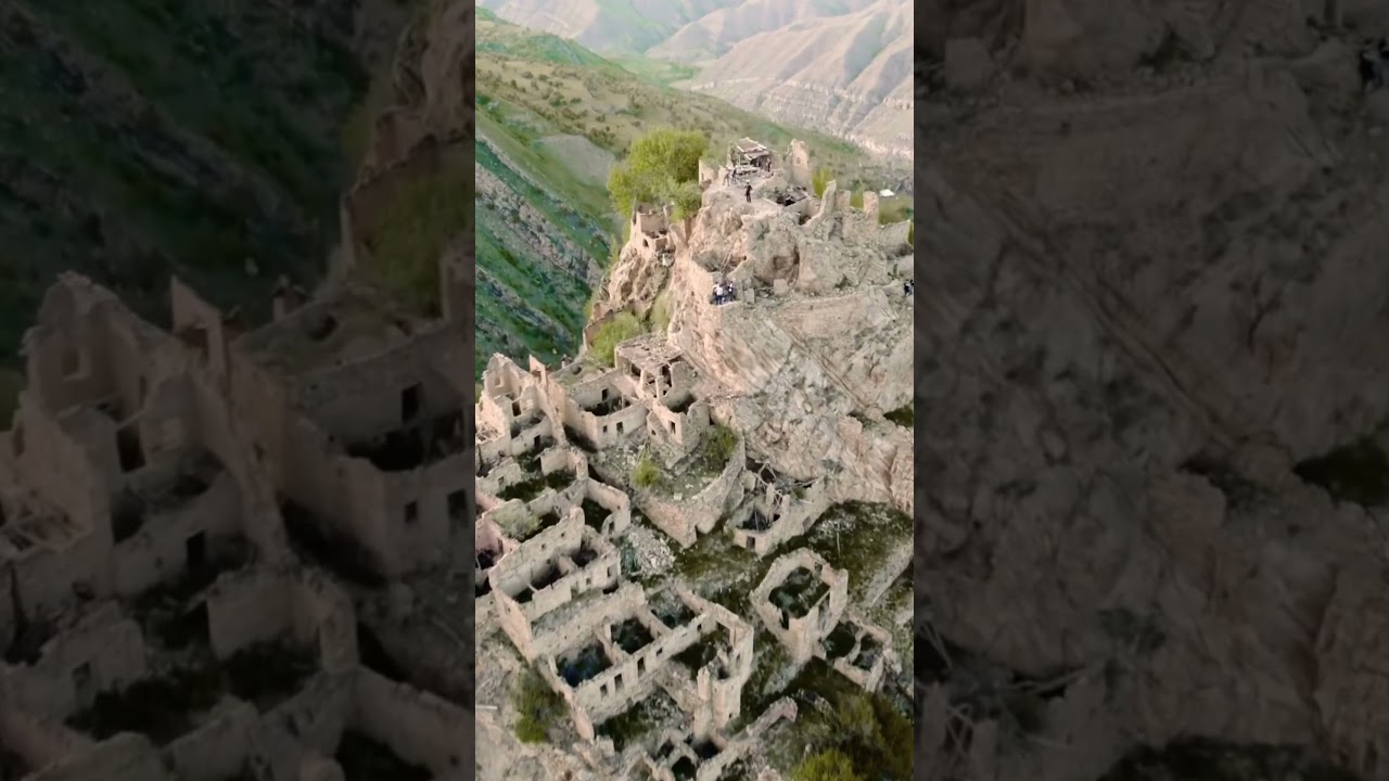 Гамсутль — самый известный аул призрак в Дагестане