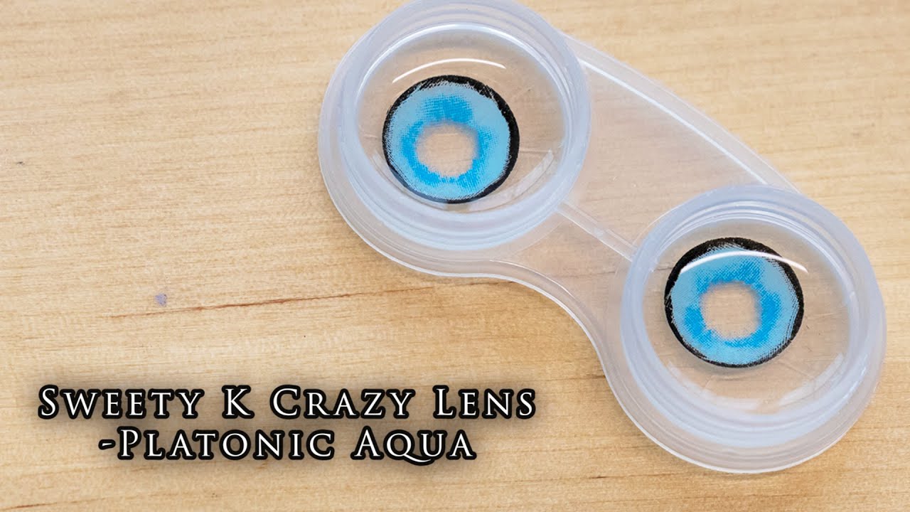 Contact Lenses Review: Sweety K Crazy Lens- Platonic Aqua