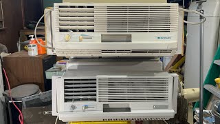2 WCI Low Profile Room Air Conditioners from 1994. 1 White Westinghouse Branded Model & 1 Frigidaire