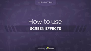 How to use Screen Effects template in AinTrailers v3 | Video Tutorial [After Effects]