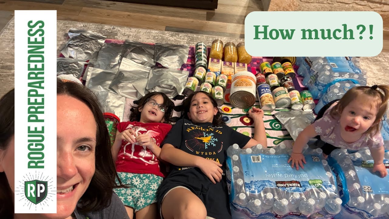 What 72 Hours of Food Storage Looks Like for Family of 5!