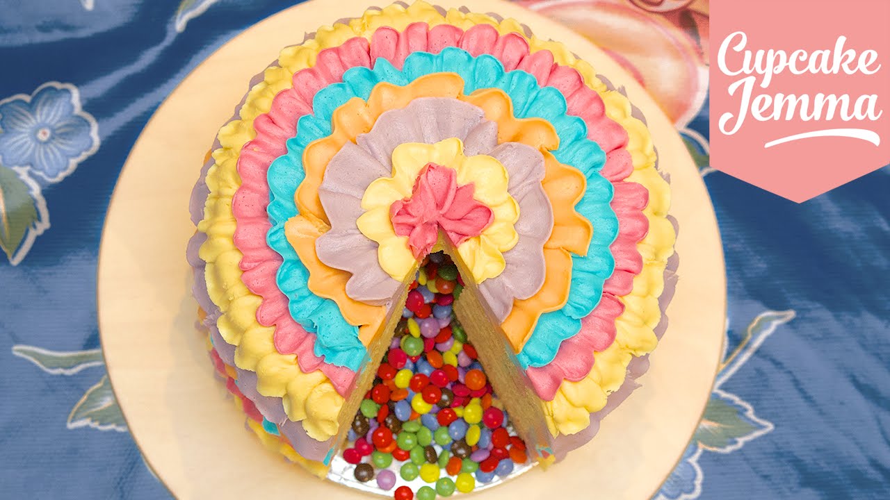 How to Make a Piñata Cake! | Cupcake Jemma | CupcakeJemma