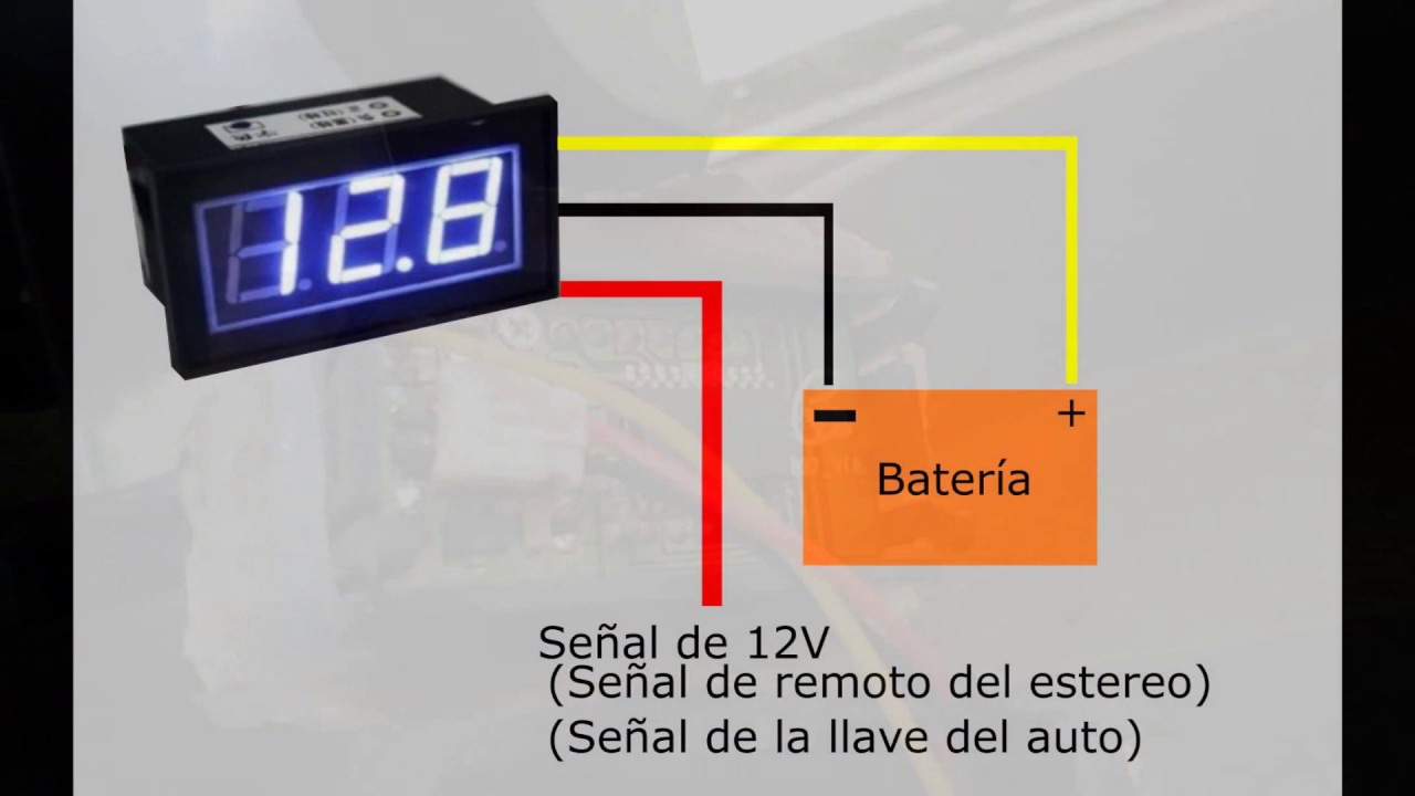 conectar el medidor de voltaje