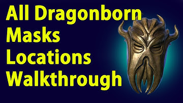 All Dragonborn Dragon Priest Masks Locations walkthrough - DLC