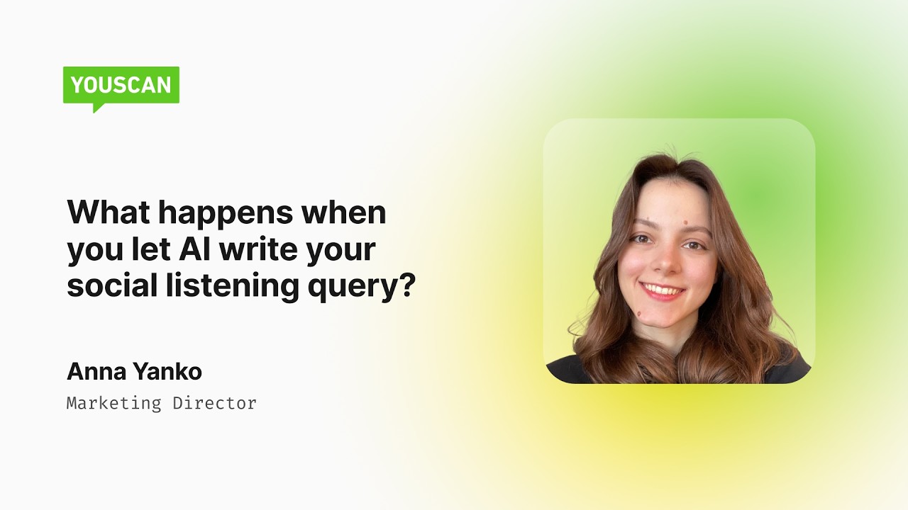 What happens when you let Al write your social listening query?