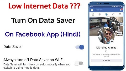 How To Enable Data Saver Feature On Facebook App | Facebook App Me Data Saver Kaise Enable Kare
