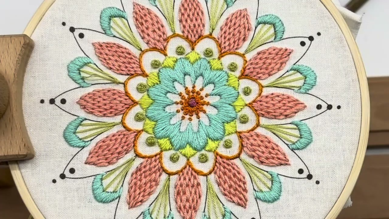 Make the Mandala Hand Embroidery Pattern