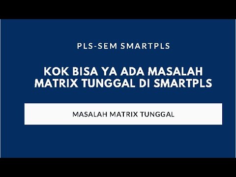 Video: Pada matriks bukan tunggal?