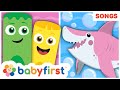 Baby shark dance | Educational video w color crew | Nursery rhymes | Baby shark remix | BabyFirst TV