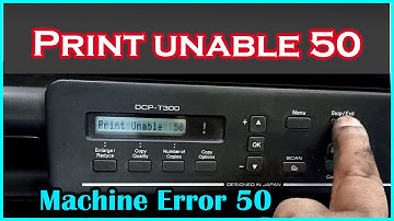 Print unable 50 /Machine Error 50