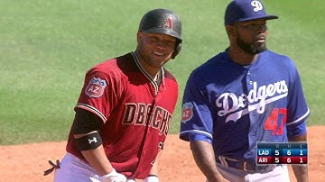 LAD@ARI: Castillo rips two-run double with bases full