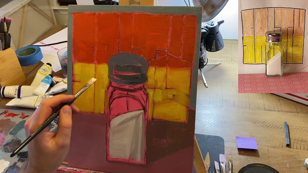 Salt Shaker Graffiti Painting